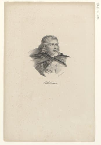 Portret van Jacques Cathelineau by anonymous; veuve Delpech (Naudet)