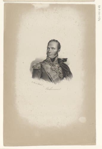 Portret van Armand-Augustin-Louis de Caulaincourt by anonymous; veuve Delpech (Naudet)
