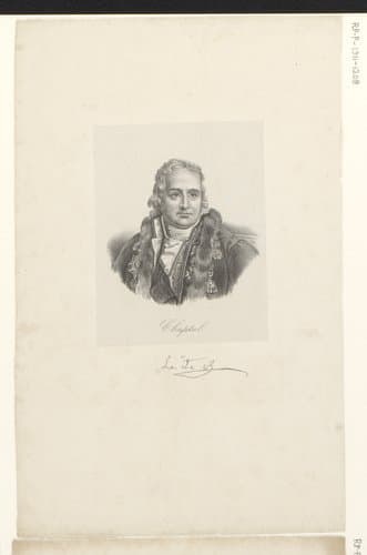 Portret van Jean-Antoine Chaptal by anonymous; veuve Delpech (Naudet)