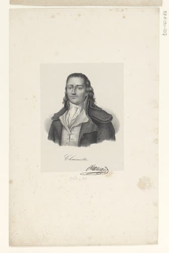 Portret van Pierre-Gaspard Chaumette by anonymous; veuve Delpech (Naudet)