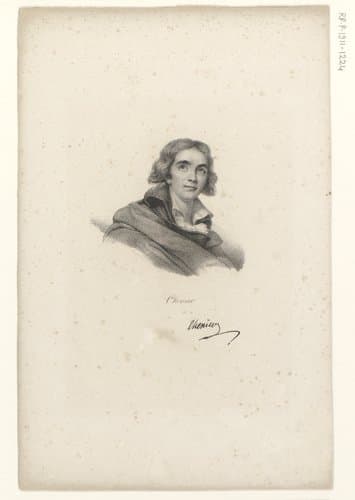 Portret van Marie-Joseph Chénier by anonymous; veuve Delpech (Naudet)