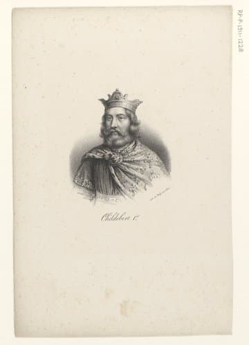 Childebert 1er by anonymous; veuve Delpech (Naudet)