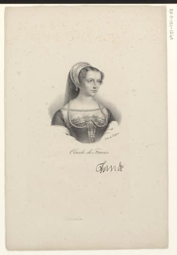 Claude de France by anonymous; veuve Delpech (Naudet)