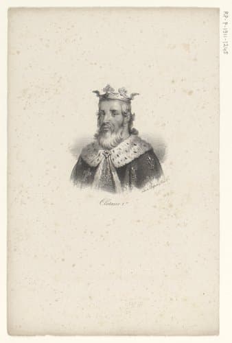 Portret van Chlotarius I by anonymous; veuve Delpech (Naudet)