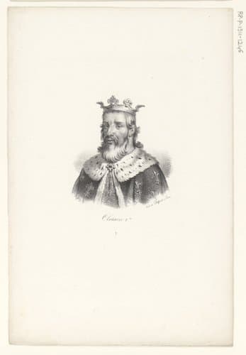 Portret van Chlotarius I by anonymous; veuve Delpech (Naudet)