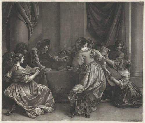 Musicerend gezelschap by Wallerant Vaillant