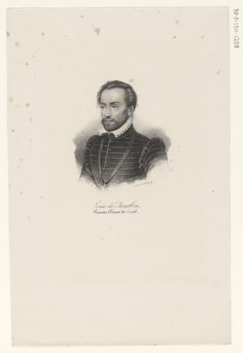 Louis de Bourbon, premier prince de Condé by anonymous; veuve Delpech (Naudet)