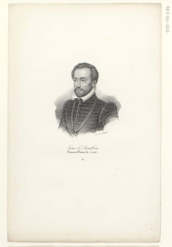Portret van Lodewijk I van Bourbon-Condé by anonymous; veuve Delpech (Naudet)