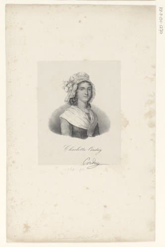 Charlotte Corday by anonymous; veuve Delpech (Naudet)