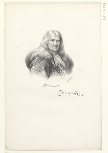 Portret van Thomas Corneille by anonymous; veuve Delpech (Naudet)