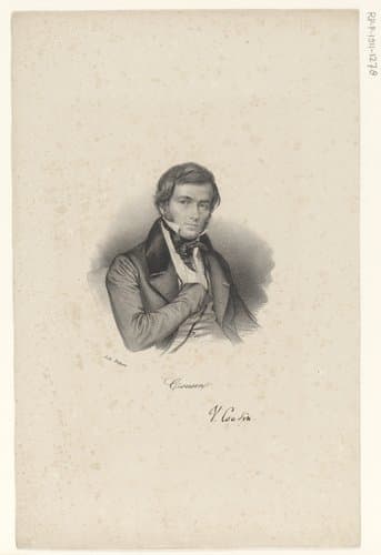 Portret van Victor Cousin by anonymous; veuve Delpech (Naudet)