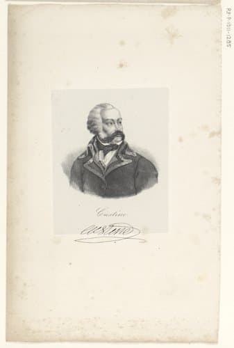 Portret van Adam-Philippe de Custine by anonymous; veuve Delpech (Naudet)