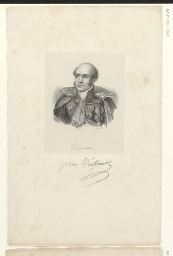 Portret van Louis Nicolas Davout by anonymous; veuve Delpech (Naudet)