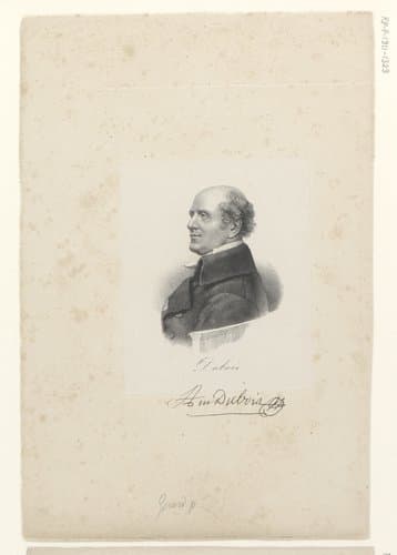 Portret van Antoine Dubois by anonymous; veuve Delpech (Naudet)