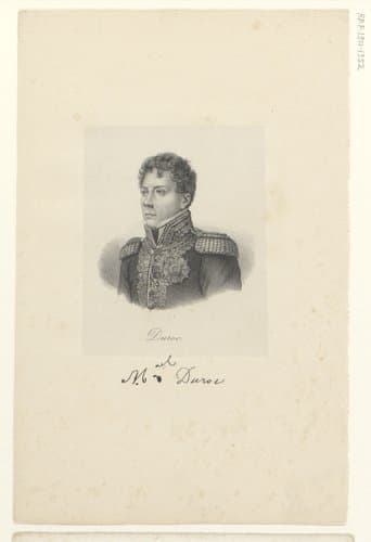 Portret van Géraud Christophe Michel Duroc by anonymous; veuve Delpech (Naudet)