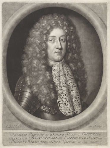 Portret van Frederik I van Brandenburg by Gerard Valck