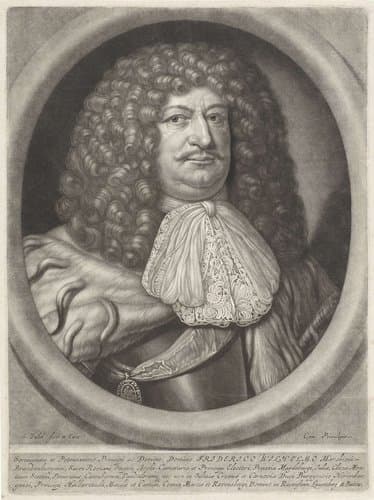 Portret van Frederik Willem van Brandenburg by Gerard Valck