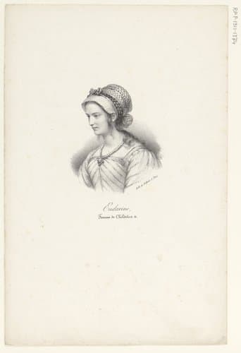 Portret van Eudoxie by anonymous; veuve Delpech (Naudet)