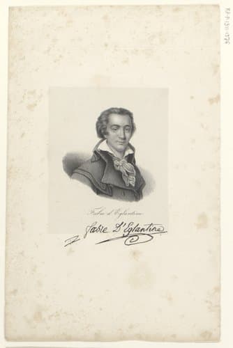 Portret van Fabre d'Églantine by anonymous; veuve Delpech (Naudet)