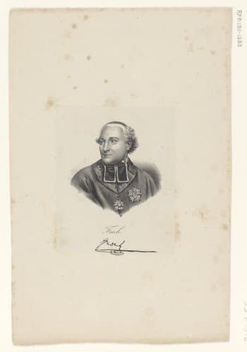 Portret van Joseph Fesch by anonymous; veuve Delpech (Naudet)