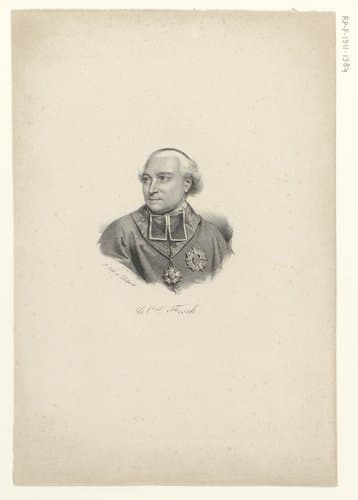 Portret van Joseph Fesch by anonymous; veuve Delpech (Naudet)