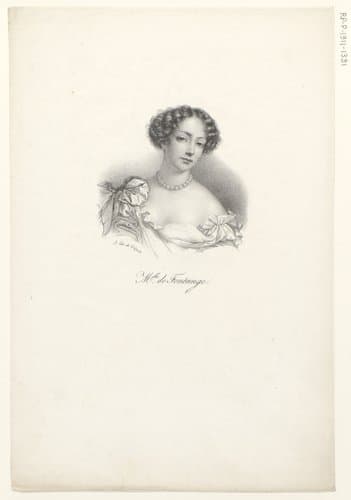 M.elle de Fontange by anonymous; veuve Delpech (Naudet)