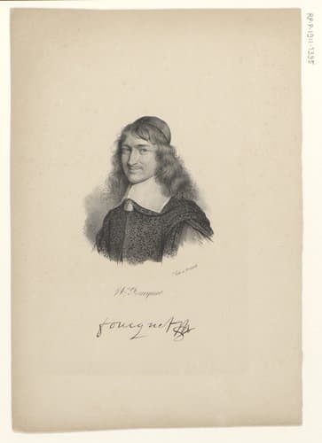 Portret van Nicolas Fouquet by anonymous; veuve Delpech (Naudet)