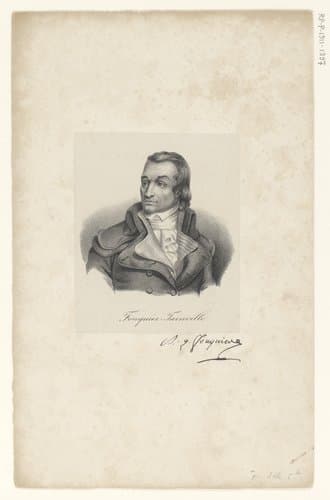 Portret van Antoine Quentin Fouquier-Tinville by anonymous; veuve Delpech (Naudet)
