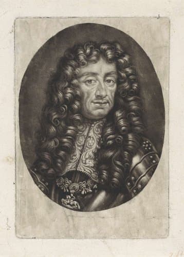 Portret van een onbekende edelman by Gerard Valck