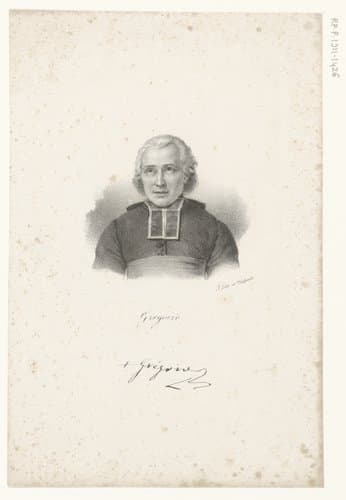 Portret van Henri Grégoire by anonymous; veuve Delpech (Naudet)