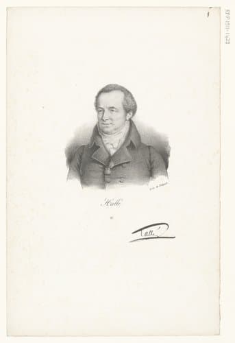 Portret van Jean Noël Hallé by anonymous; veuve Delpech (Naudet)