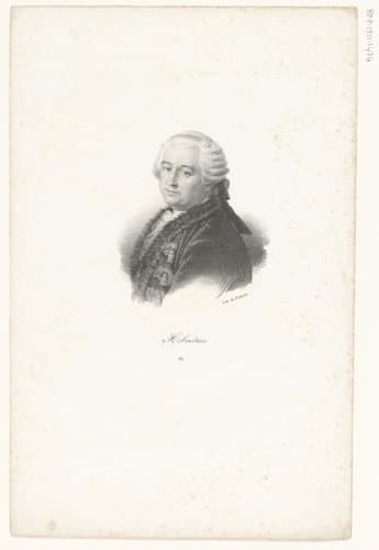 Portret van Claude-Adrien Helvétius by anonymous; veuve Delpech (Naudet)