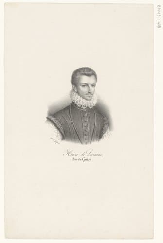Henri de Lorraine, duc de Guise by anonymous; veuve Delpech (Naudet)