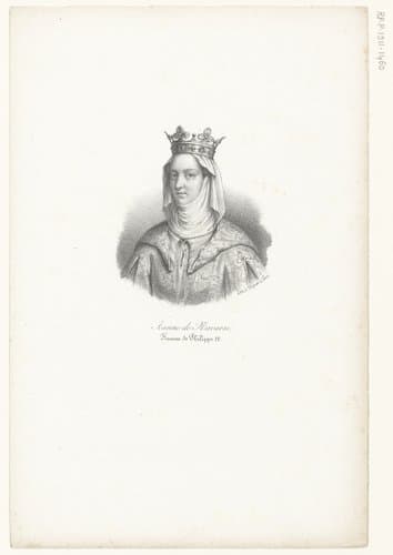Jeanne de Navarre by anonymous; veuve Delpech (Naudet)