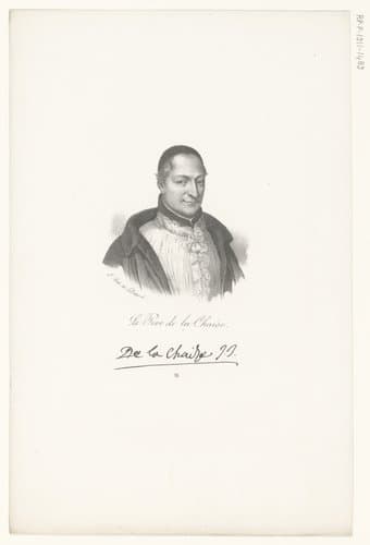 Portret van François d'Aix de La Chaise by anonymous; veuve Delpech (Naudet)