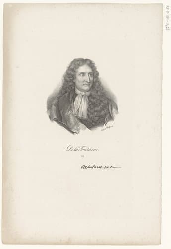 Jean de La Fontaine by anonymous; veuve Delpech (Naudet)