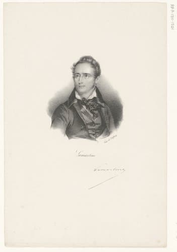 Lamartine by anonymous; veuve Delpech (Naudet)