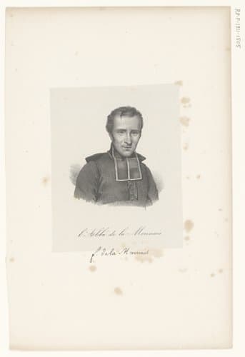 l'Abbé de la Mennais by anonymous; veuve Delpech (Naudet)