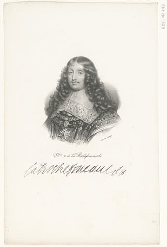 F.çois VI de la Rochefoucauld by anonymous; veuve Delpech (Naudet)