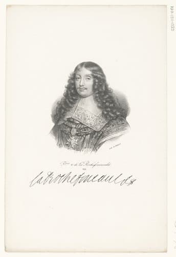 Portret van François VI de La Rochefoucauld by anonymous; veuve Delpech (Naudet)