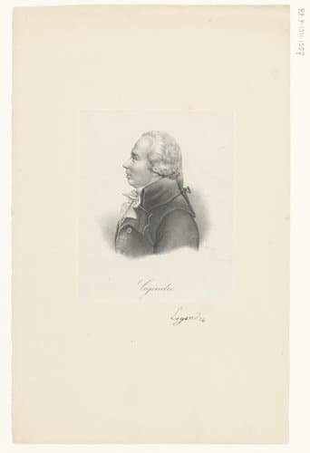 Portret van Louis Legendre by anonymous; veuve Delpech (Naudet)