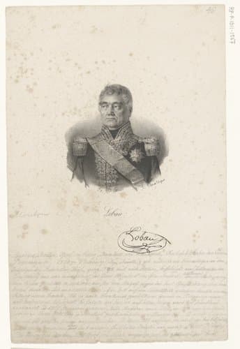 Portret van Georges Mouton by anonymous; veuve Delpech (Naudet)