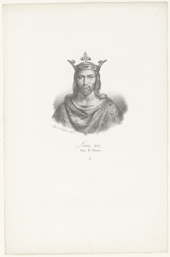 Louis VII, dit le Jeune by anonymous; veuve Delpech (Naudet)