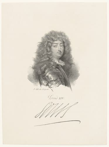 Louis XIV by anonymous; veuve Delpech (Naudet)