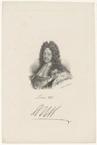 Louis XIV by anonymous; veuve Delpech (Naudet)