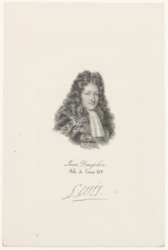 Louis, Dauphin, fils de Louis XIV by anonymous; veuve Delpech (Naudet)