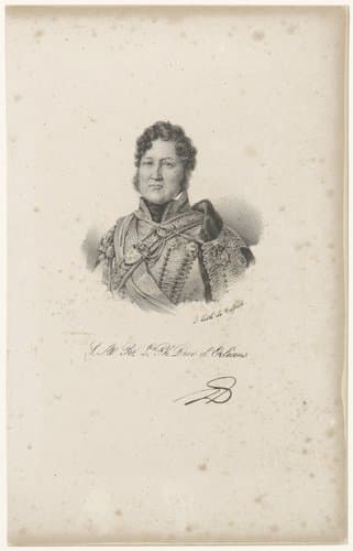 Portret van Lodewijk Filips I van Frankrijk by anonymous; veuve Delpech (Naudet)