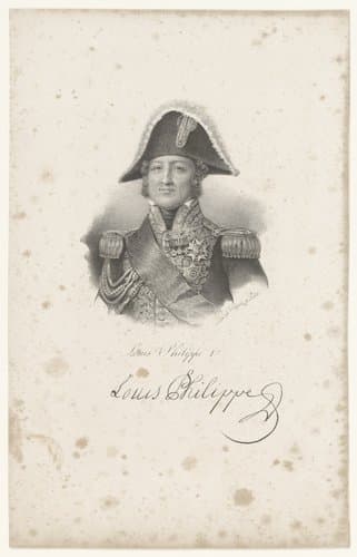 Portret van Lodewijk Filips I van Frankrijk by anonymous; veuve Delpech (Naudet)