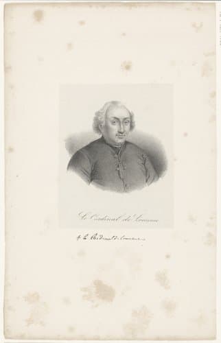 Portret van Étienne-Charles de Loménie de Brienne by anonymous; veuve Delpech (Naudet)
