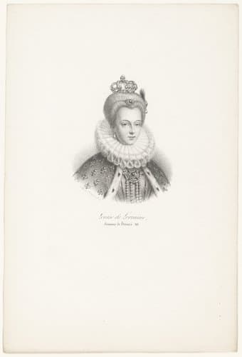 Portret van Louise van Lotharingen by anonymous; veuve Delpech (Naudet)